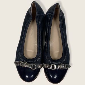 Attilio Giusti Leombruni- navy flats